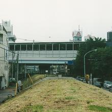 [玉電の軌道敷跡]