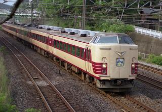 [183系臨時の「あやめ祭り」]