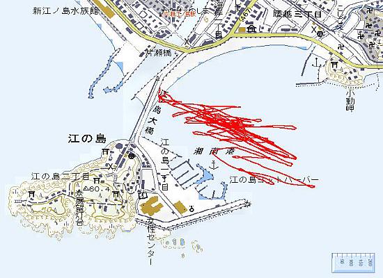 [GPSで取得した軌跡]